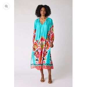 NWT Crosby by Mollie Burch Freya caftan in Petal Paradise